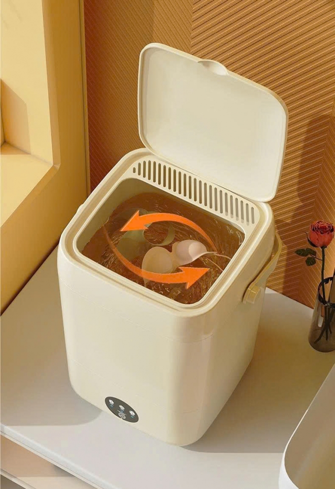 Máy giặt đồ lót Mini khử khuẩn UV dung tích lớn nhỏ gọn siêu tiết kiệm MG002