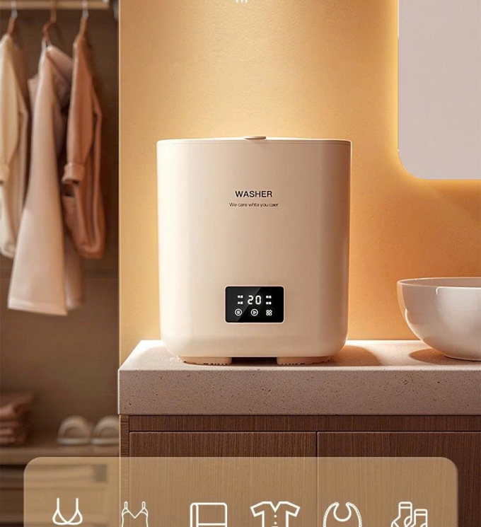 Máy giặt mini khử khuẩn bằng ánh sáng xanh MG007