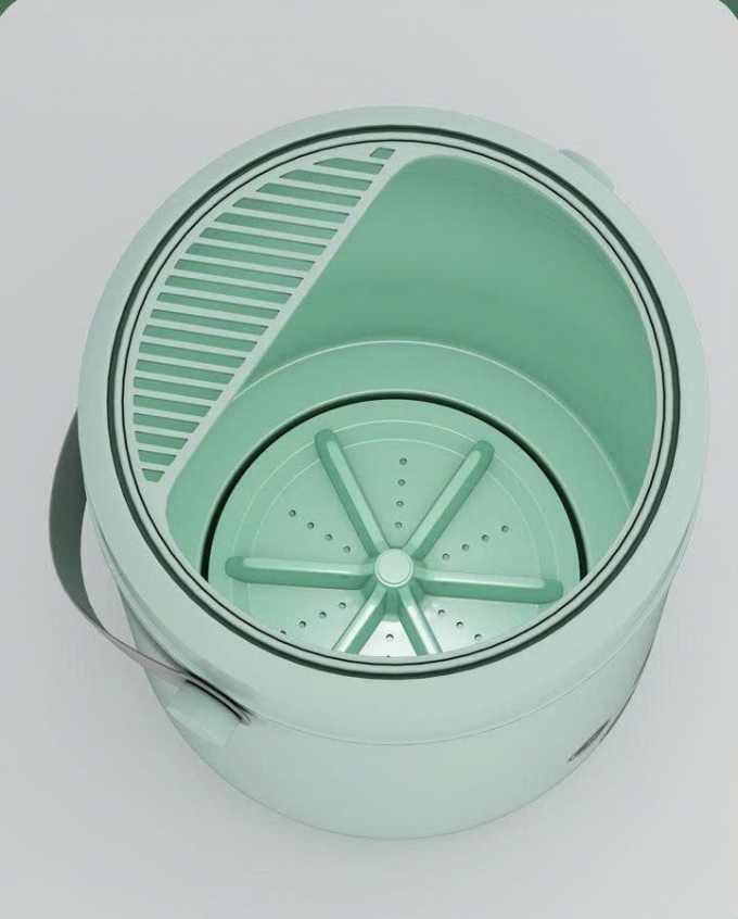 Máy giặt mini xách tay tiệt trùng bằng ánh sáng xanh MG009