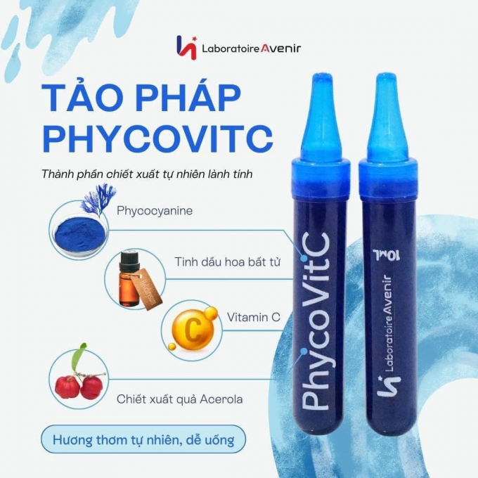 Nước Uống Tinh Chất Tảo Tươi Pháp PhycoVitC Chính Hãng