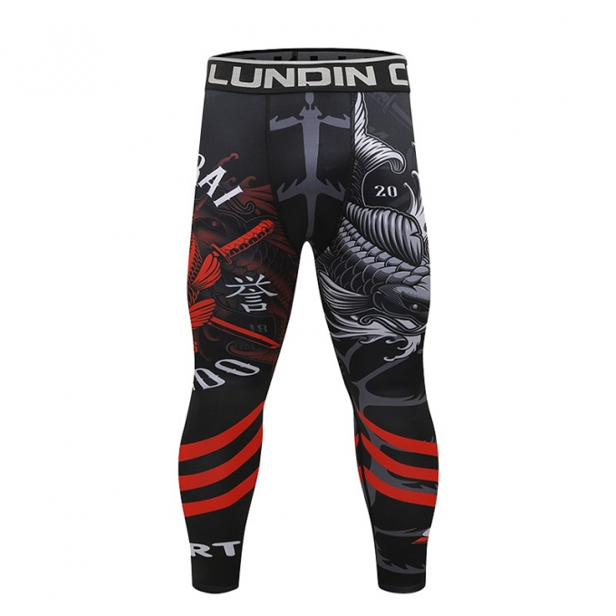 Quần dài Rashguard tập luyện BJJ MMA và bơi lội 051