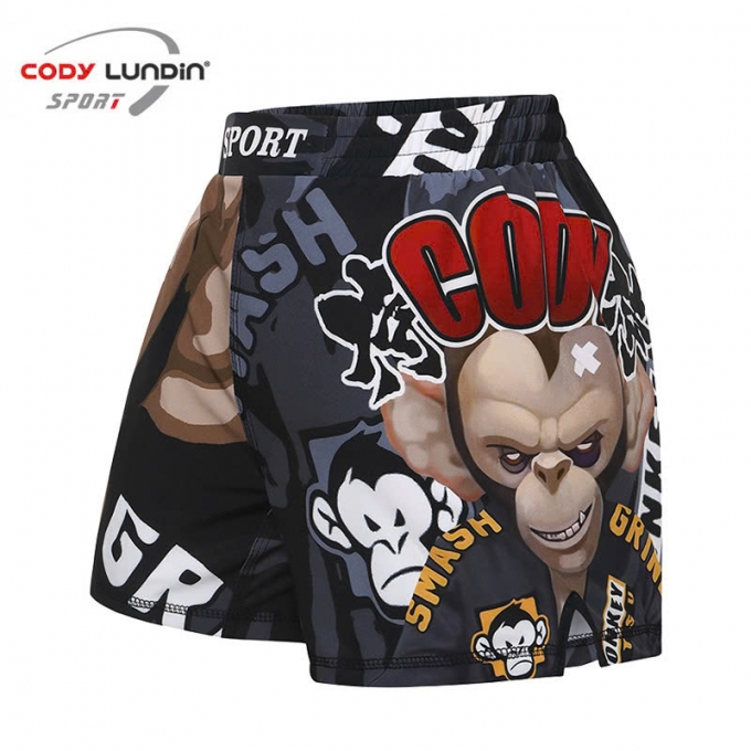 Quần short Rashguard BJJ MMA trẻ em hỗ trợ luyện tập 058