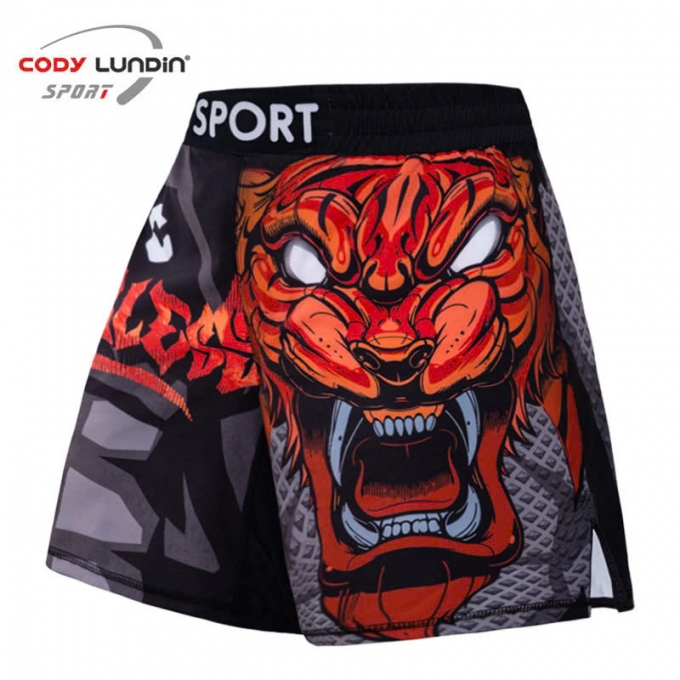 Quần short Rashguard BJJ MMA trẻ em hỗ trợ luyện tập 058