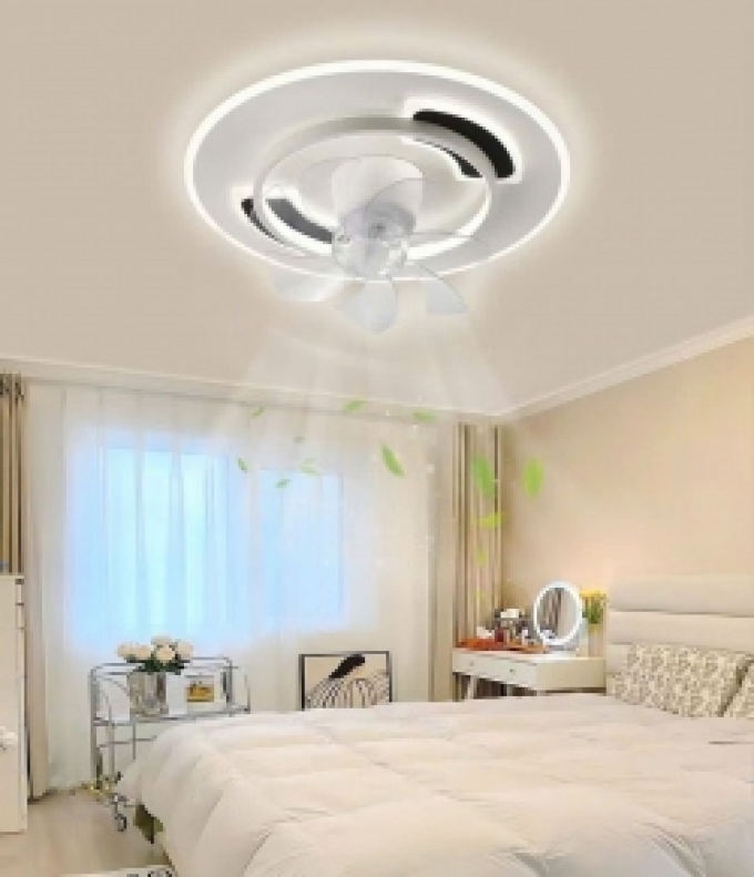 Quạt ốp trần đèn thông gió trang trí không gian nhà hiện đại 165