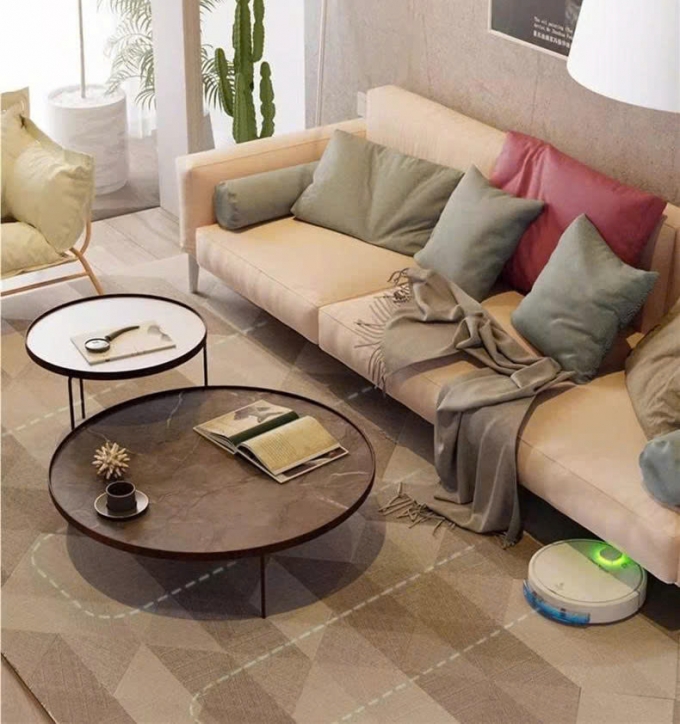Robot hút bụi điều khiển qua app tự động quay về sạc RB008