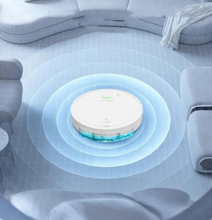 Robot hút bụi điều khiển qua app tự động quay về sạc RB008