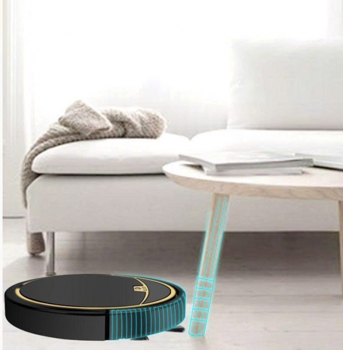 Robot hút bụi lau nhà điều khiển qua app khử khuẩn bằng tia UV RB020