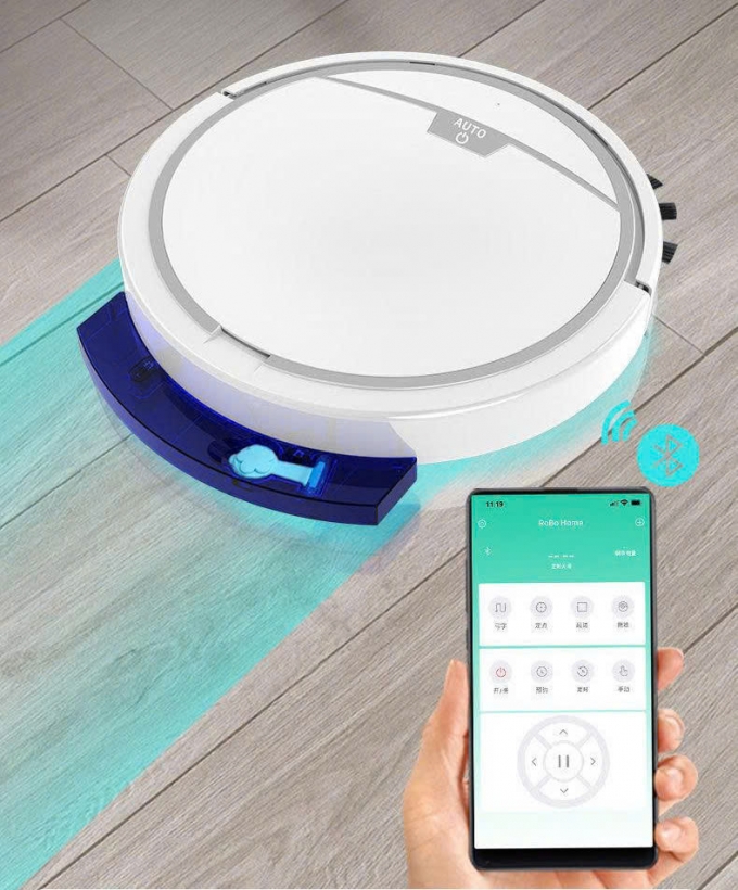 Robot hút bụi lau nhà điều khiển qua app khử khuẩn bằng tia UV RB020