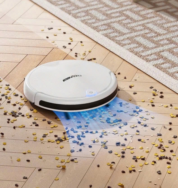 Robot hút bụi lau nhà thông minh cảm nhận được chướng ngại vật RB005
