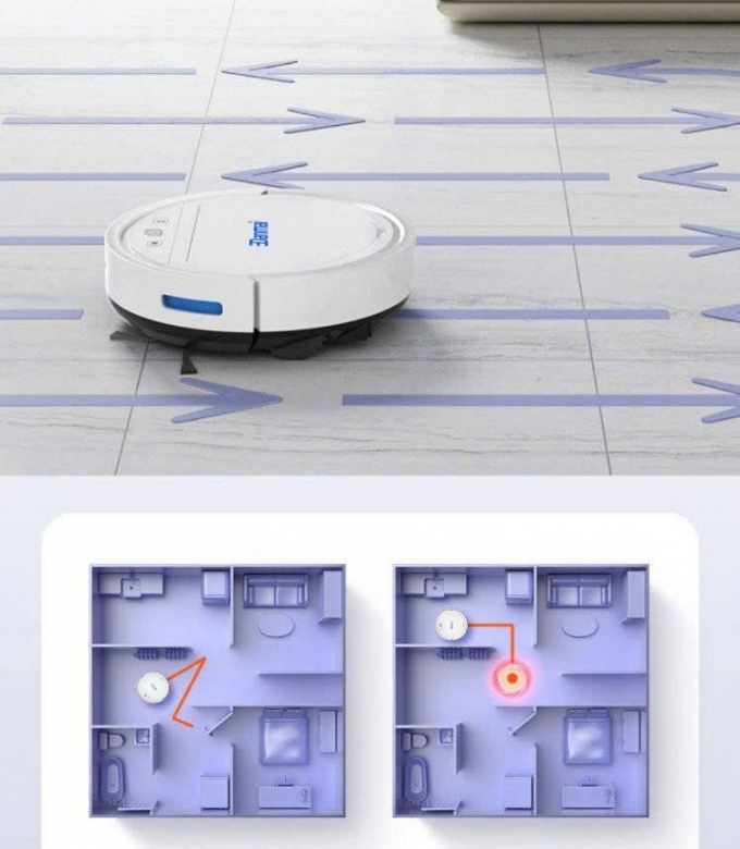 Robot hút bụi lau nhà thông minh phiên bản cao cấp RB019