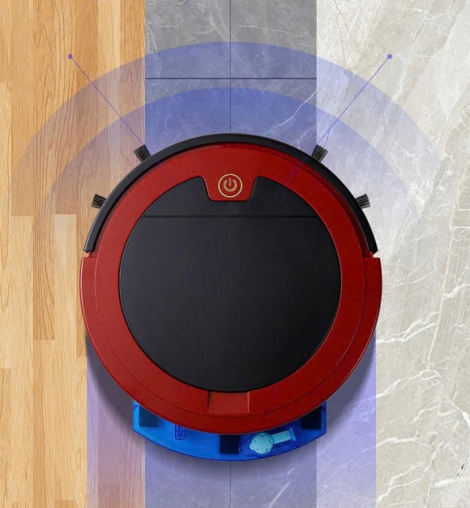Robot hút bụi tự động có 4 chế độ làm sạch điều khiển từ xa RB014