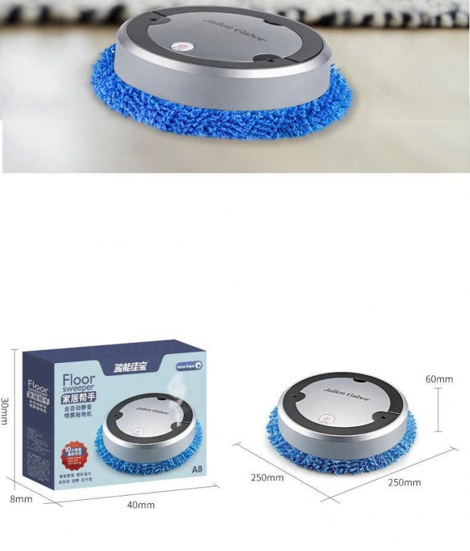 Robot lau sàn tự động con chip thông minh không cần điều khiển RB012
