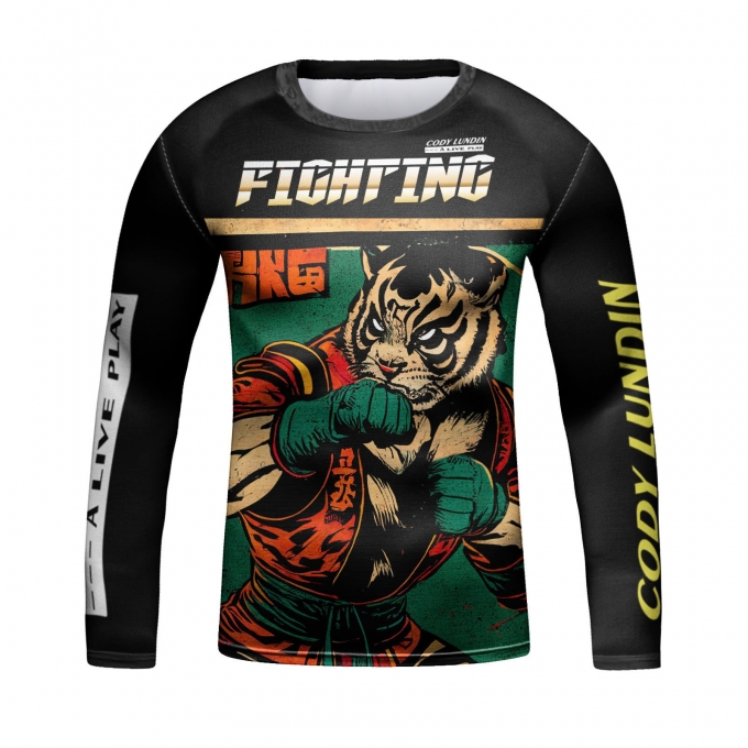 Set bộ 4 món Quần áo Rashguard BJJ MMA hỗ trợ luyện tập 057