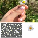 0965 Sticker dán móng hoa cúc nhuyễn