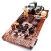 0026 bộ bàn trà gỗ điện đa năng gỗ quý Yixing kt 92x45x7cm