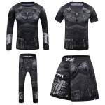 4 Món quần áo Rashguard BJJ trẻ em Batman 027