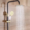 Bộ vòi sen tắm nóng lạnh mạ vàng cổ điển VS025
