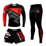 Bộ 3 món quần áo Rashguard BJJ MMA 029