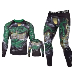 Bộ quần áo tập luyện võ Rashguard BJJ MMA cao cấp 045