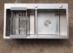 Chậu rửa chén bát 2 hộc inox cao cấp 001