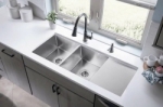 Chậu rửa chén bát inox 2 ngăn cao cấp 003