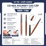 Cọ đắp bột lông chồn số 14 Kolinsky chính hãng cán gỗ cao cấp 1186