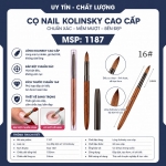 Cọ đắp bột lông chồn số 16 Kolinsky chính hãng cán gỗ cao cấp 1187