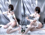 Cosplay thỏ trắng sexy 1058