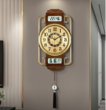 Đồng hồ treo tường nhà gỗ đàn hương cao cấp DH372