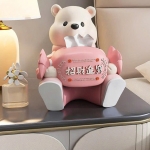 Hộp đựng giấy decor trang trí hình gấu dễ thương 049