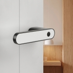Khóa Cửa Tay Gạt Bo Tròn Đen Trắng Tối Giản 154