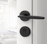Khóa tay gạt cửa gỗ dáng thanh phong cách tối giản 144