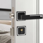 Khóa Tay Gạt Hộp Đen Viền Trắng Sang Trọng 156