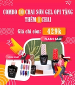 Mua combo 10 chai tặng 1 chai sơn gel OPI