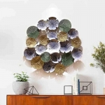 Tranh sắt decor phòng khách đơn giản sang trọng 022