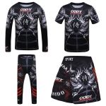 Trọn bộ 4 món quần áo Rashguard BJJ trẻ em 026