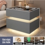 Tủ đầu giường thông minh đèn cảm biến ba màu phòng ngủ 002