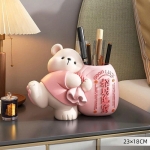 Tượng gấu decor trang trí kết hợp hộp đựng đa năng 050
