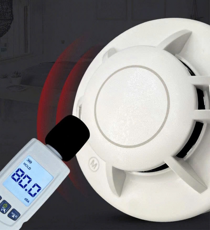 Thiết bị báo cháy cảm biến khói giám sát 360 độ TBBC009