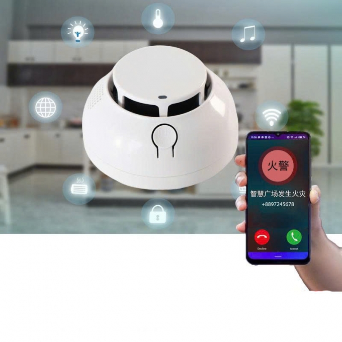 Thiết bị báo cháy cảm biến khói thông minh TBBC010