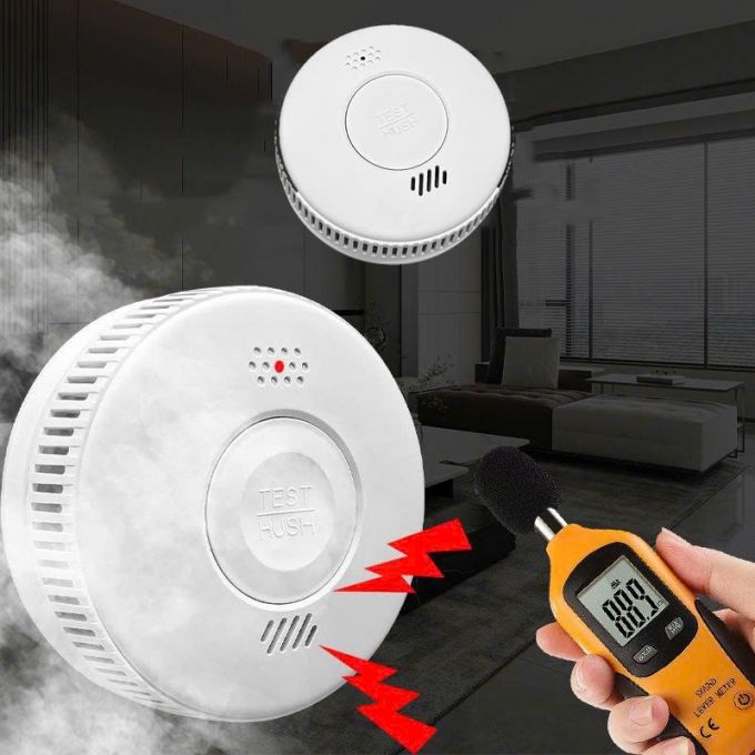Thiết bị báo khói cảm biến âm thanh cao cấp TBBC005
