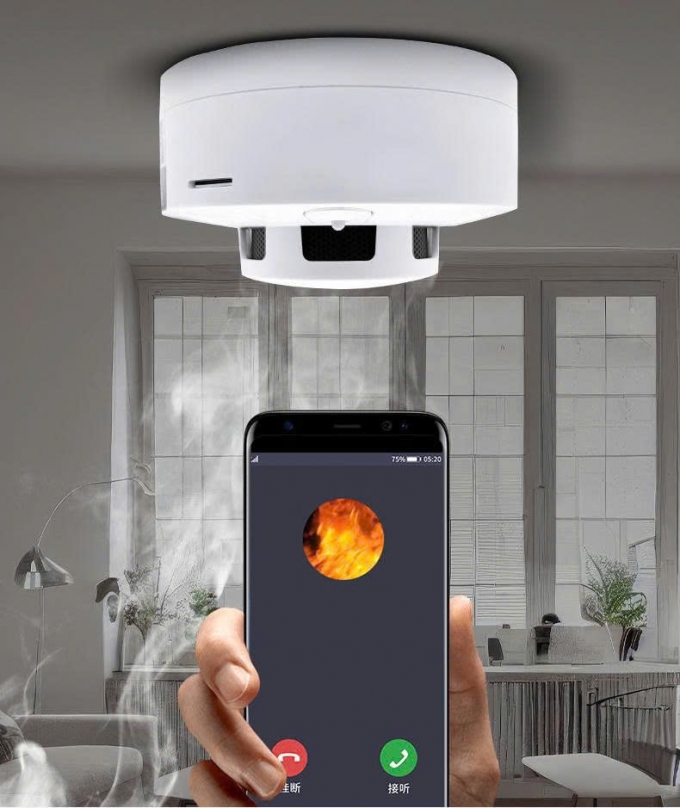 Thiết bị chóng cháy cảm biến khói thông minh TBBC006