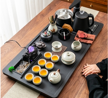 Bàn Trà Điện Mặt Đá Kèm Bếp Đun Đẹp Mắt, An Toàn, Bền Bỉ