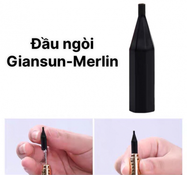 Đầu ngòi máy phun xăm thẫm mỹ máy giansun Merlin (1cái) 190