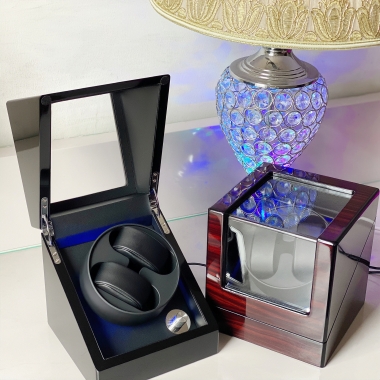 Hộp Đựng Đồng Hồ Cơ Có Ổ Xoay Tự Động Kèm Đèn LED – Bảo Quản...