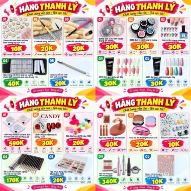Thanh Lý Đồ Nail Giá Vốn Tại TPHCM – Cơ Hội Mua Dụng Cụ Nail Sỉ Lẻ...