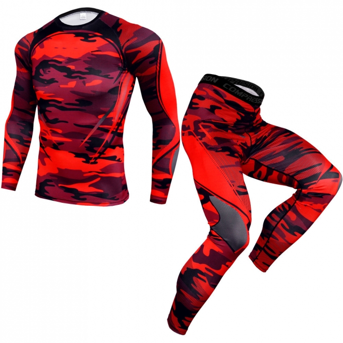 Trang phục quần áo Rashguard BJJ co giãn 032