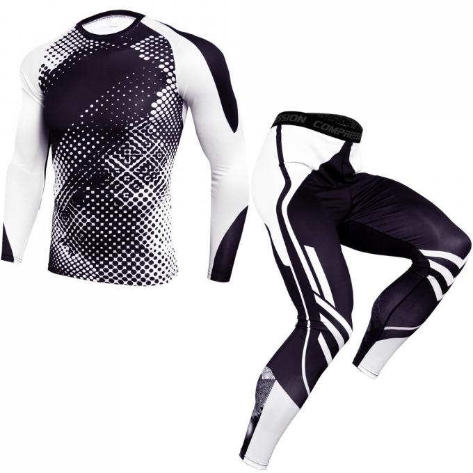 Trang phục quần áo Rashguard BJJ co giãn 032