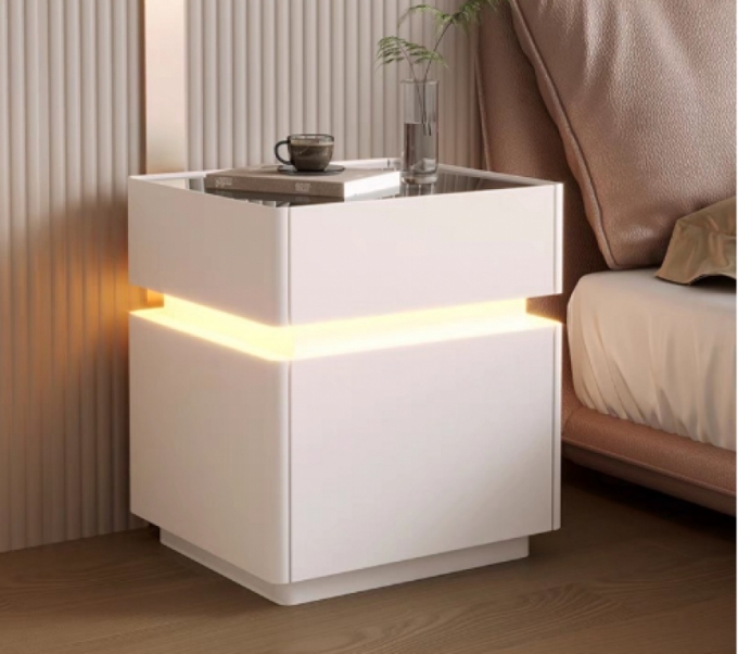 Tủ đầu giường thông minh phong cách tối giản sang trọng 014