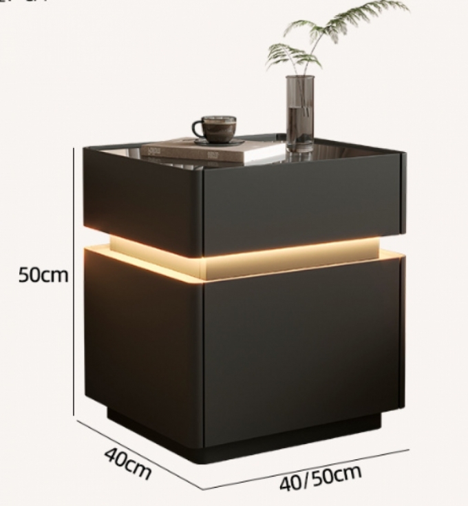 Tủ đầu giường thông minh phong cách tối giản sang trọng 014